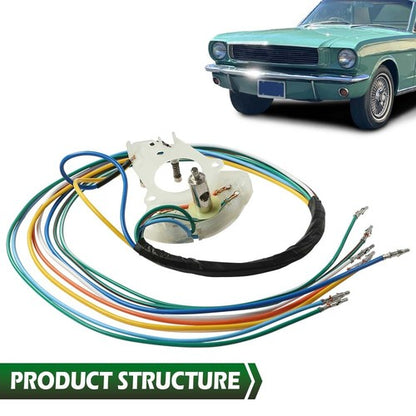 Solid Spare Fit For 65-66 Mustang Turn Signal Switch Cam With Wire Harness Bronco Comet