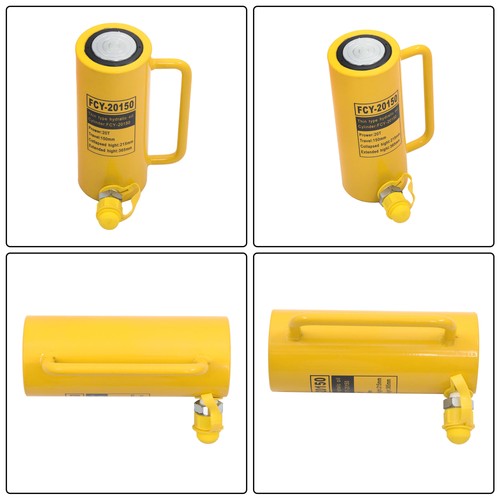 Solid Spare 20 Ton Hydraulic Cylinder Ram Single Acting 6 Inch Stroke Lifting Jack Ram