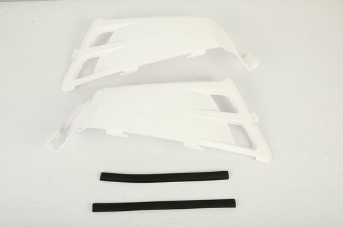 Solid Spare Left+Right Gas Tank Side Covers Plastic Wrap For Yamaha Banshee 350 87-06 WHITE