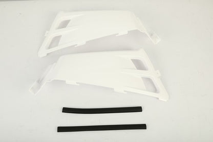 Solid Spare Left+Right Gas Tank Side Covers Plastic Wrap For Yamaha Banshee 350 87-06 WHITE