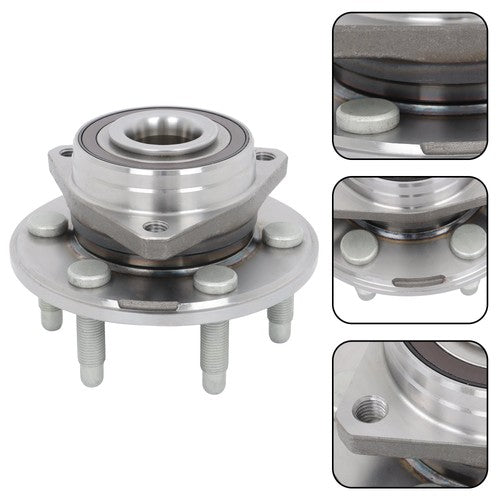 Solid Spare 4pc For Cadillac SRX 2010 2011 2012 2013-2016 Front Rear Wheel Bearing Hub Kit