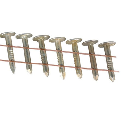 Solid Spare 0.12 * 7 / 8 inch, 3600 full round head roof nails, 15 degree inclined coil