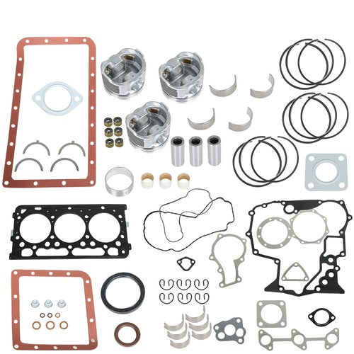 Solid Spare NEW Overhaul Kit STD Fit For New Kubota D902 KBOVKVD902-00-5421 USA