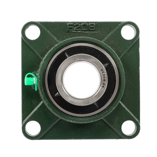 Solid Spare 4PCS 1-1/2" Bore 4 Bolt Solid Base UCF208-24 Pillow Block Flange Bearing