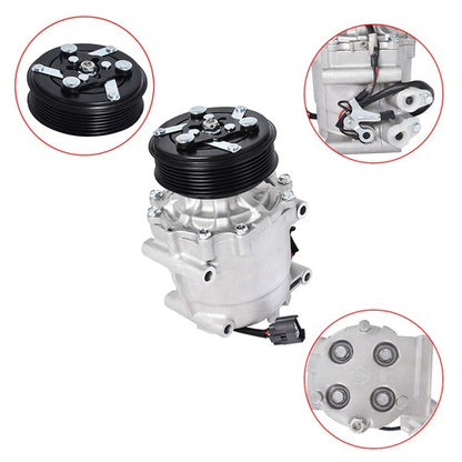 Solid Spare 2004914 For Honda Civic 2002 2003-04 2005 1.7L A/C Compressor W/Clutch CO4914AC