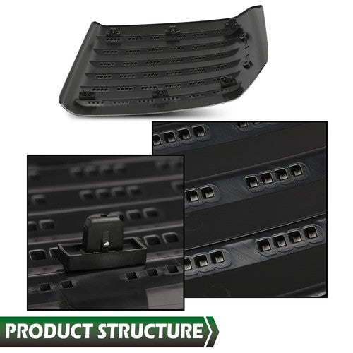Solid Spare Fit For 2011-2014 Chevrolet Silverado 2500/3500 HD Right RH Hood Panel Grille