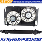 NEW Radiator Cooling Fan Assembly with Shroud for Toyota RAV4 2013-2019 L4 2.5L