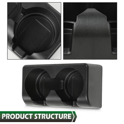 Solid Spare Fit For 04-12 Chevy Colorado GMC Canyon Front Rear Seat Cup Drink Insert Holder