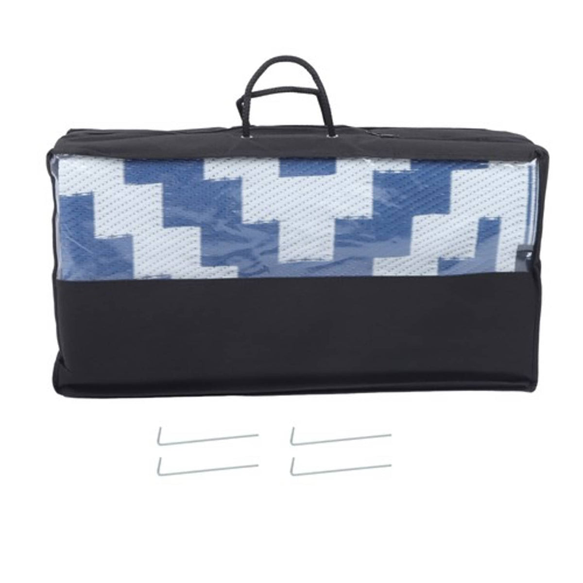 Solid Spare Outdoor Waterproof Foldable Plastic 8x10FT Navy Blue White Outdoor Carpet