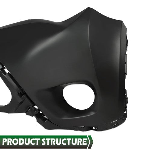 Solid Spare Front Upper Bumper Cover Fit For 2013 2014 2015 Toyota RAV4 USA Built Plastic