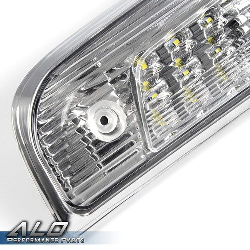 Solid Spare LED Third Brake Light Cargo Lamp Chrome Fit For 14-18 Chevy Silverado GMC Sierra