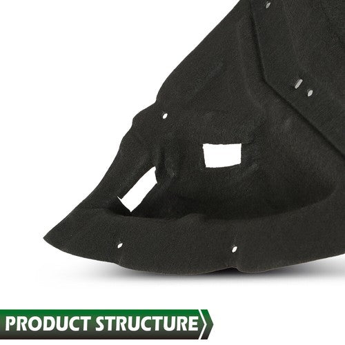 Solid Spare Fit For 2019-2023 Chevrolet Malibu Front Left+Right Fender Liner Splash Shield