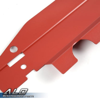 Solid Spare Fit For 2008-2012 Subaru WRX & STi Radiator Shroud & Pulley Belt Cover Combo
