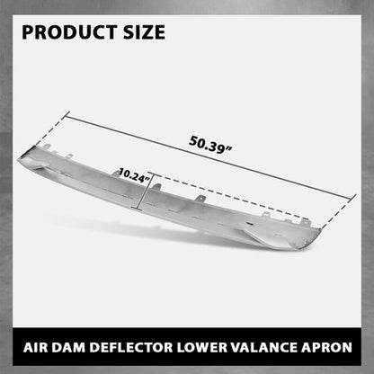 Solid Spare Air Dam Deflector Lower Valance Apron Front Fit For 21-24 Audi Q5 SQ5 Sportback