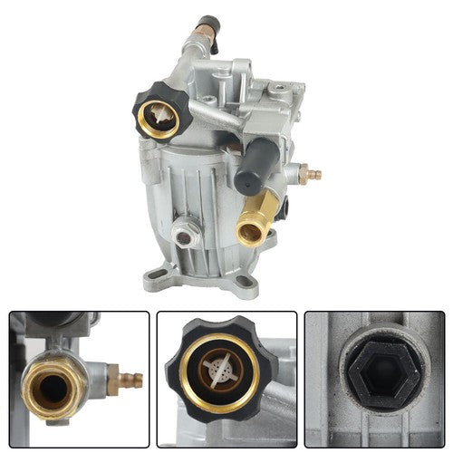 Solid Spare 3000 PSI Pressure Washer Pump Horizontal 3/4" Shaft - MAX 2.5 GPM Oil Sealed