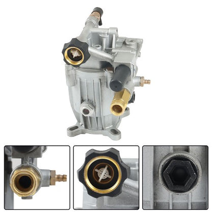 Solid Spare 3000 PSI Pressure Washer Pump Horizontal 3/4" Shaft - MAX 2.5 GPM Oil Sealed