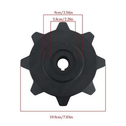 Solid Spare For Bobcat MT52 Mini Skid Steer Loaders # 7107228 1 Hole 8 Teeth Drive Sprocket