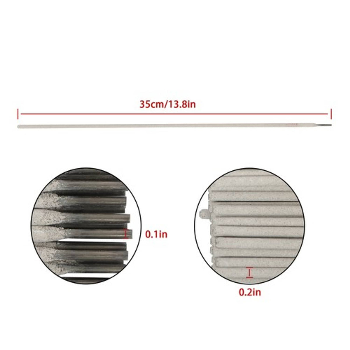 Solid Spare E7014 3/32" 5Ibs Stick Welding Electrode 7014 Welding Rods 1 Pack 5Ibs 7014