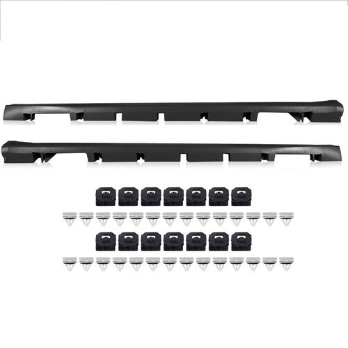 Solid Spare Fit For 13-16 Ford Fusion Left & Right Side Exterior-Rocker Panel Molding Trim