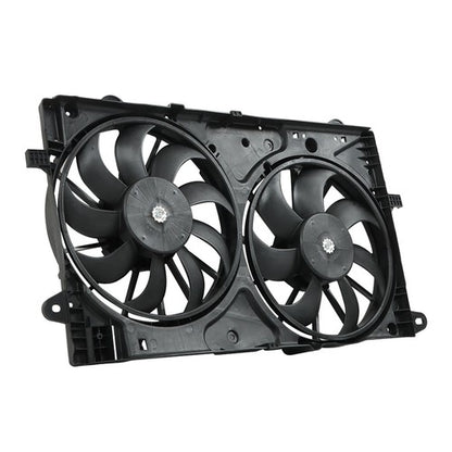 Solid Spare Fit For 2013-15 Chevy Malibu 2.0L 2.5L L4 Plastic Radiator Cooling Fan Assembly