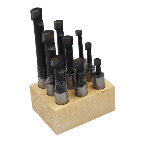 Solid Spare 1/2" BORING BAR SET PRO QUALITY 9 PCS CARBIDE TIPPED BARS 1/2" SHANK LATHE TOOL