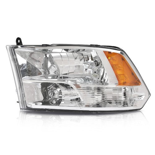 Solid Spare Headlight Assembly For 2009-2018 Dodge Ram 1500 2500 3500 Quad Cab Headlamp LH