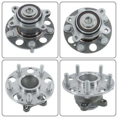 Solid Spare 2x For Honda Civic Wheel Bearing Hub w/ ABS 1.8L LX DX Rear Wheel Bearing & Hubs