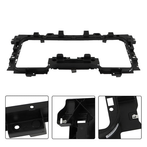 Solid Spare Grille Shutter Mounting Bracket Panel For 16-18 Chevrolet Silverado 1500 V8 5.3L