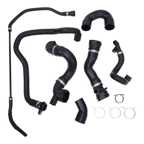 Radiator Coolant Water Hose Pipe Kit 7 Hoses For 2007-2011 BMW 128i 328i N51 E90