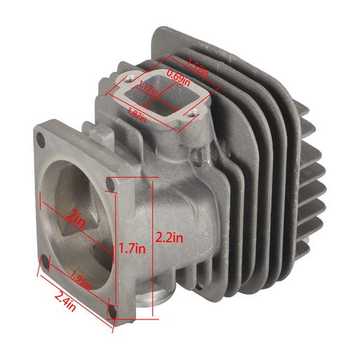 Solid Spare Cylinder Piston Kit For MS460 046 Magnum 52mm Top End Set Gaskets