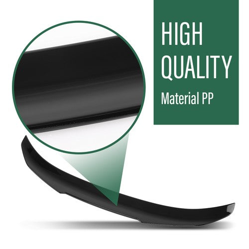 Solid Spare Fit For 20-22 BMW 2 Series F44 PSM Style Gloss Black Rear Trunk Spoiler Wing