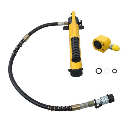 Solid Spare 10 Ton Hydraulic Porta Power Jack Air Pump Lift Ram Body Frame Repair Heavy Duty
