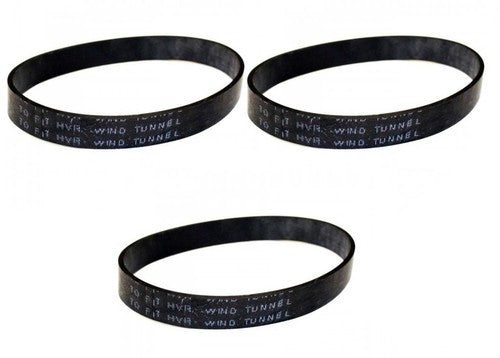 Solid Spare Vacuum Belts for Hoover Windtunnel UH-70110 Rewind T Series Stretch Belts 3 Pk