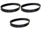 Solid Spare Vacuum Belts for Hoover Windtunnel UH-70110 Rewind T Series Stretch Belts 3 Pk