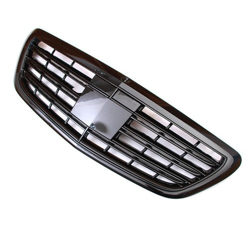 Grille For Mercedes Benz W222 S450 S500 S550 S550 S63 AMG 2014-2020 W/ ACC Black