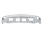 Solid Spare For Chevy Silverado 1500 2014-15 Split Style Chrome Front Bumper w/o Sensor Hole