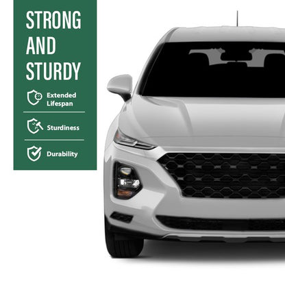 Solid Spare Front Bumper Lower Grille Grill Black Fit For For 2019-2020 Hyundai Santa Fe