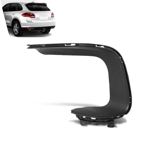 Solid Spare Fit For 11-14 Porsche Cayenne Rear Left Side Bumper Trim Outer PO1182101