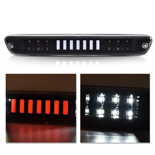 Solid Spare Fit For 2004-2012 Chevy Colorado GMC Canyon LED 3rd Brake Light Cargo Lamp Black