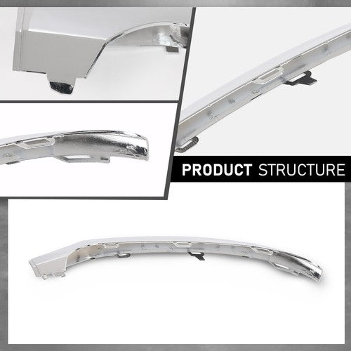 Solid Spare Front Lower Bumper Trim Left+Right Fit For 2015-2018 Mercedes-Benz C300 C400