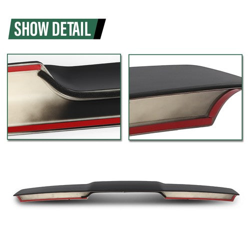 Solid Spare Rear Trunk Roof Spoiler Wing Fit For 2009-2014 Ford F-150 All Cabs Matte Black