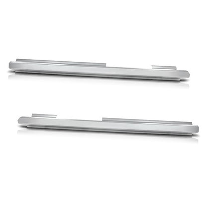 Solid Spare Fit For 2002-2007 Jeep Liberty 4 Door Slip-on Outer Rocker Panels Left+Right