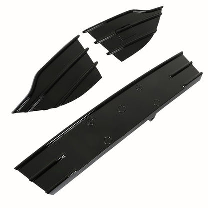 Solid Spare For Ford Escape 2013-2016 Black Panel Plastic Front Bumper Grille Grill Cover