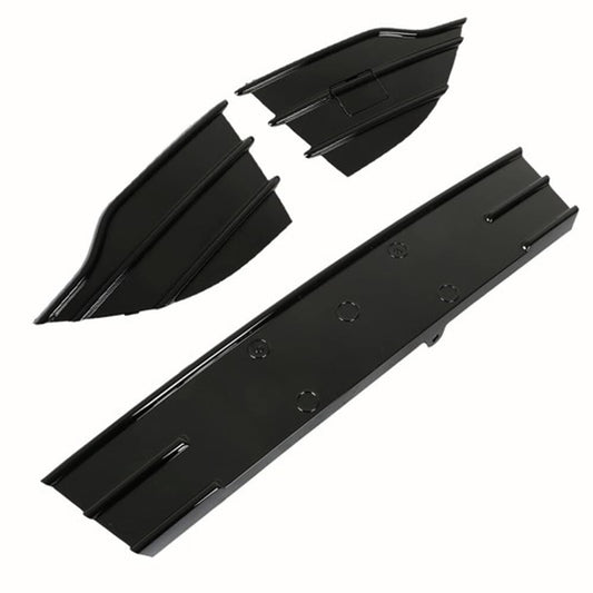 Solid Spare For Ford Escape 2013-2016 Black Panel Plastic Front Bumper Grille Grill Cover