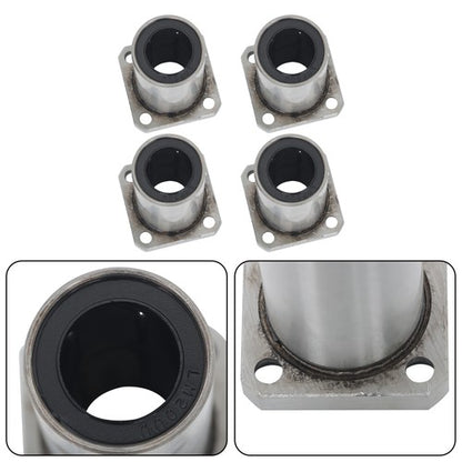 Solid Spare LMK20UU Linear Bearing 4Pcs 20mm Bore 32mm OD 80mm Long Square Linear Bearing
