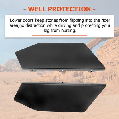 Solid Spare Lower Door Panels Inserts For HONDA TALON 1000X-4 2023-2024 Powder Coated