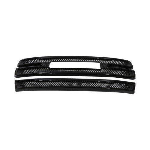 For 2019-2022 GMC Sierra 1500 SLT AT4 Grille Covers Grill Overlay Gloss Black