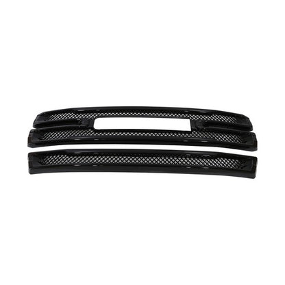 For 2019-2022 GMC Sierra 1500 SLT AT4 Grille Covers Grill Overlay Gloss Black