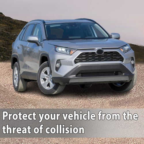 Solid Spare For Toyota RAV4 2019-23 Front+Rear Bumper Skid Plate Valance Lower Cover Silver