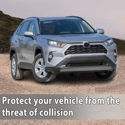 Solid Spare For Toyota RAV4 2019-23 Front+Rear Bumper Skid Plate Valance Lower Cover Silver